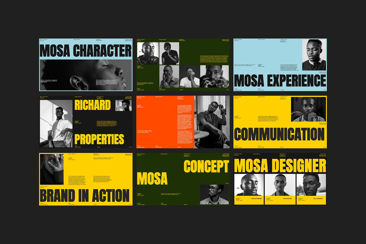 MOSA - Brand Design Google Slides, a Presentation Template by Creatorism (Photo 9 of 10)
