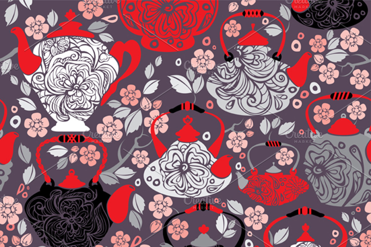 Retro design china tea pots preview 3