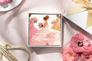 Silk - Bridesmaid Invitation