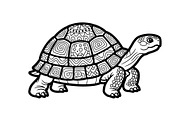 Turtle Line Art Illustration Bundle, an Illustration by Creativeshirt (Thumbnail 24 of 48)