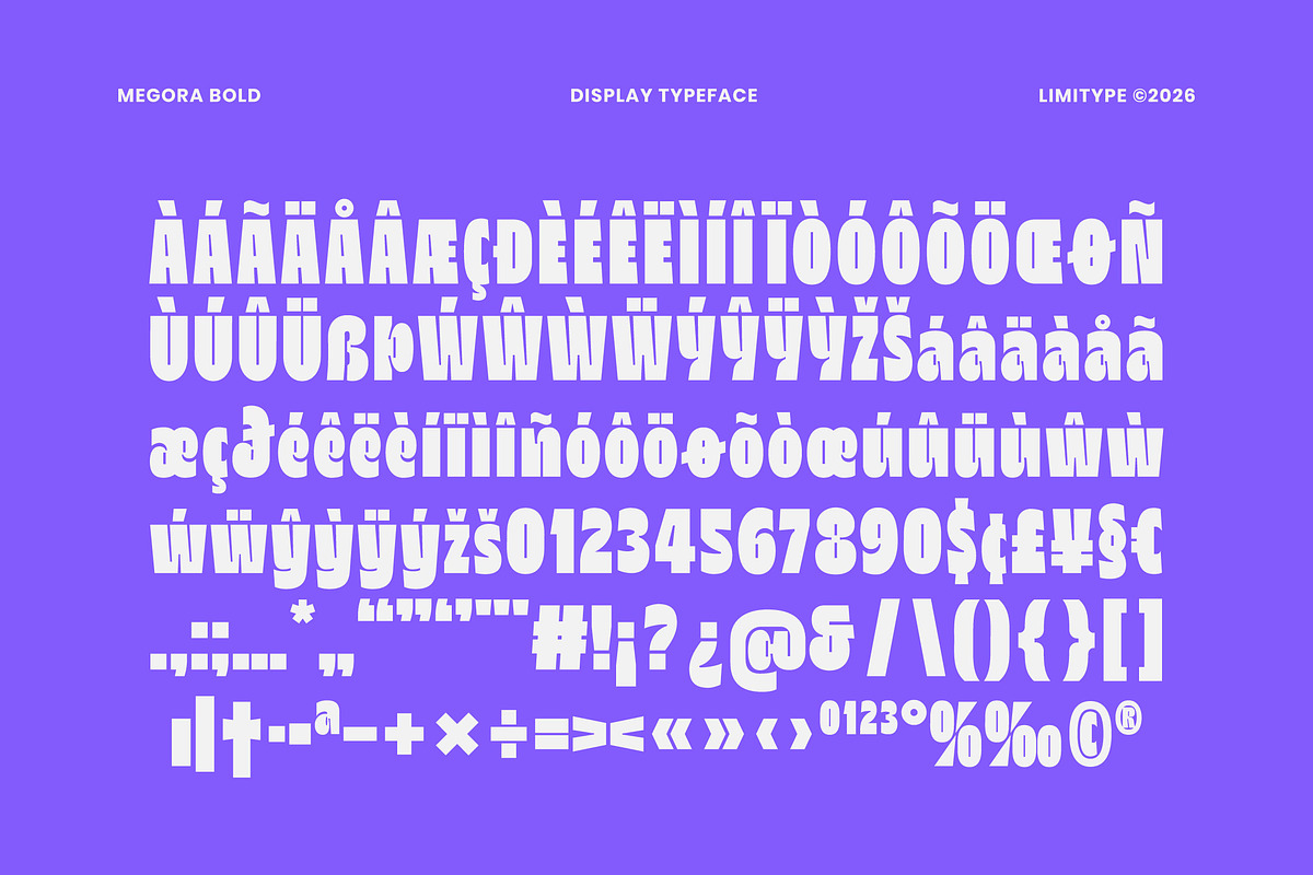 Megora - Bold Inktrap Font, a Sans Serif Font by limitype (Photo 11 of 12)