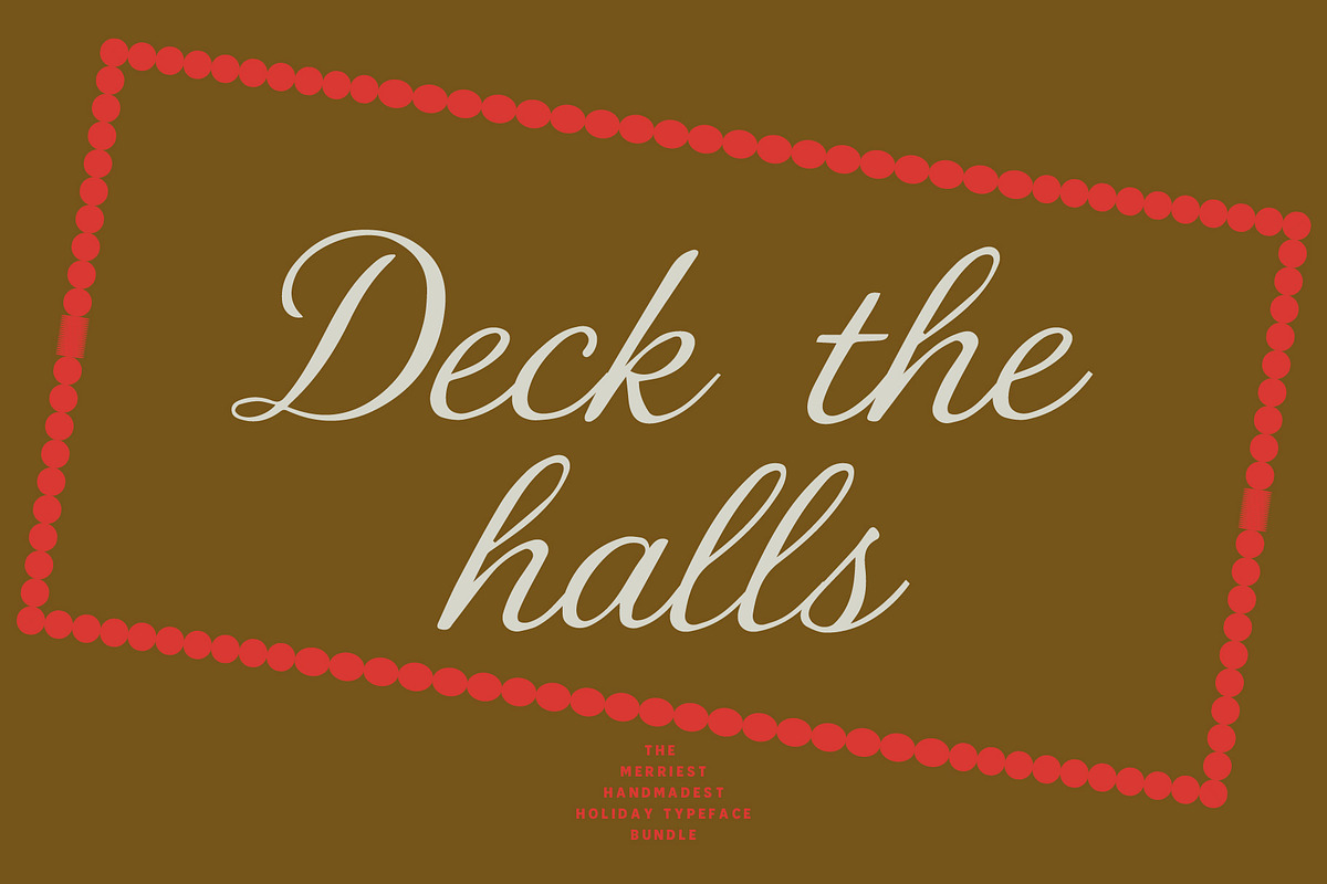 Holiday Bundle: Holiday Fonts, a Font by Press & Pen (Photo 3 of 10)