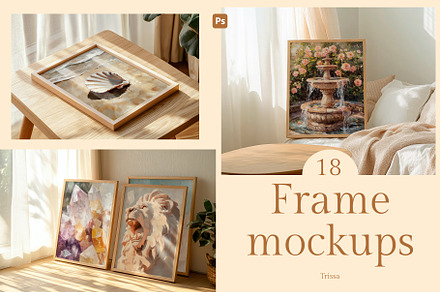 Simple interior. — 18 Frame mockup