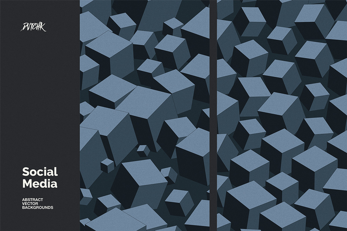 Social Media Vector Backgrounds V 06, a Background Graphic by dvtchk (Photo 3 of 9)