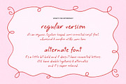 The Cherry Season - Handwritten Font, a Script Font by Kaya Fonts (Thumbnail 4 of 36)