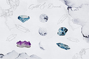 Elegant Watercolor Illustration Set, a Texture Illustration by Laras Wonderland (Thumbnail 9 of 11)
