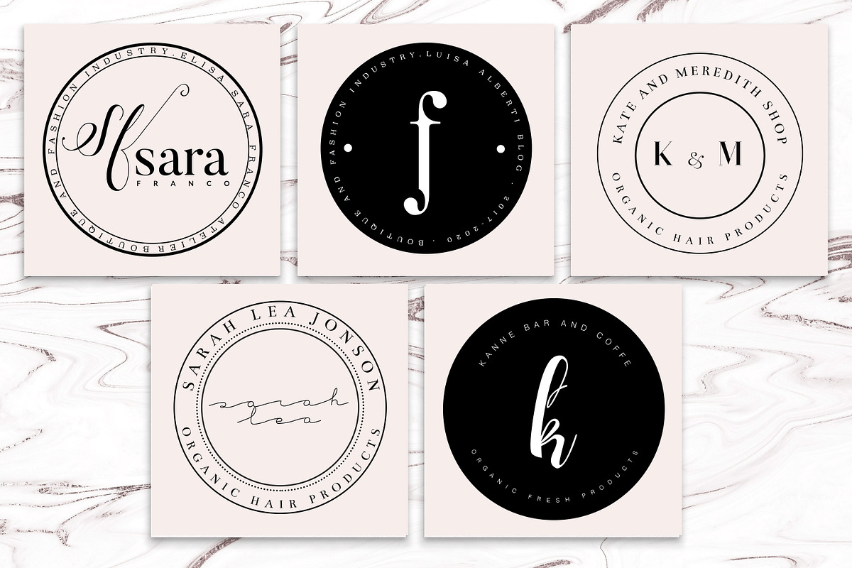 PREMIUM 120 Stamp Logo Bundle, a Branding & Logo Template by IsikChic (Photo 10 of 30)