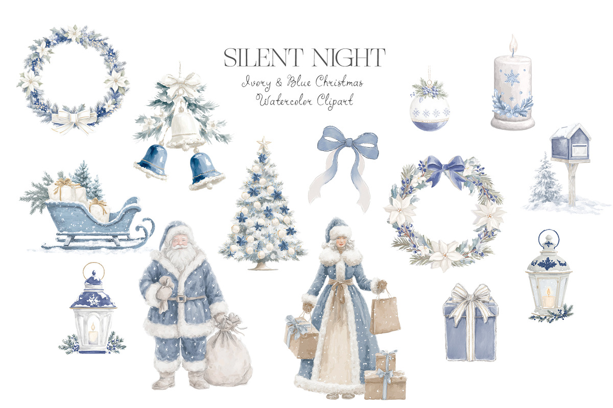 Silent Night - Christmas Collection, an Object Illustration by studioequinox (Photo 4 of 6)
