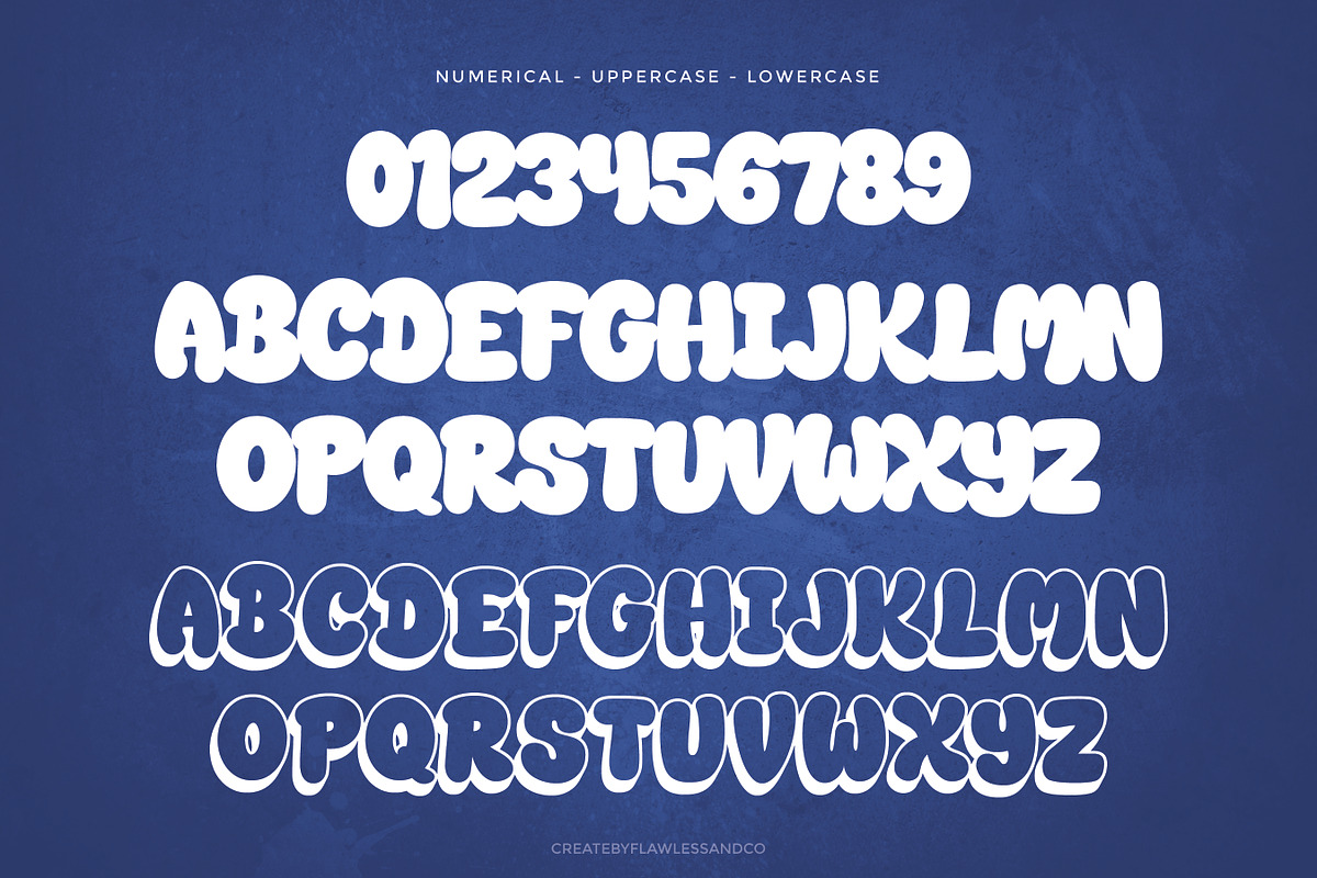 Whops - Graffiti Bubble Font, a Font by Flawless And Co (Photo 9 of 10)