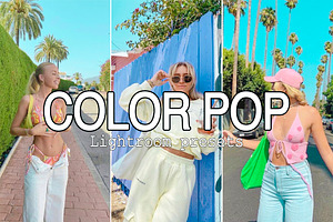 7 Color Pop Lightroom Presets