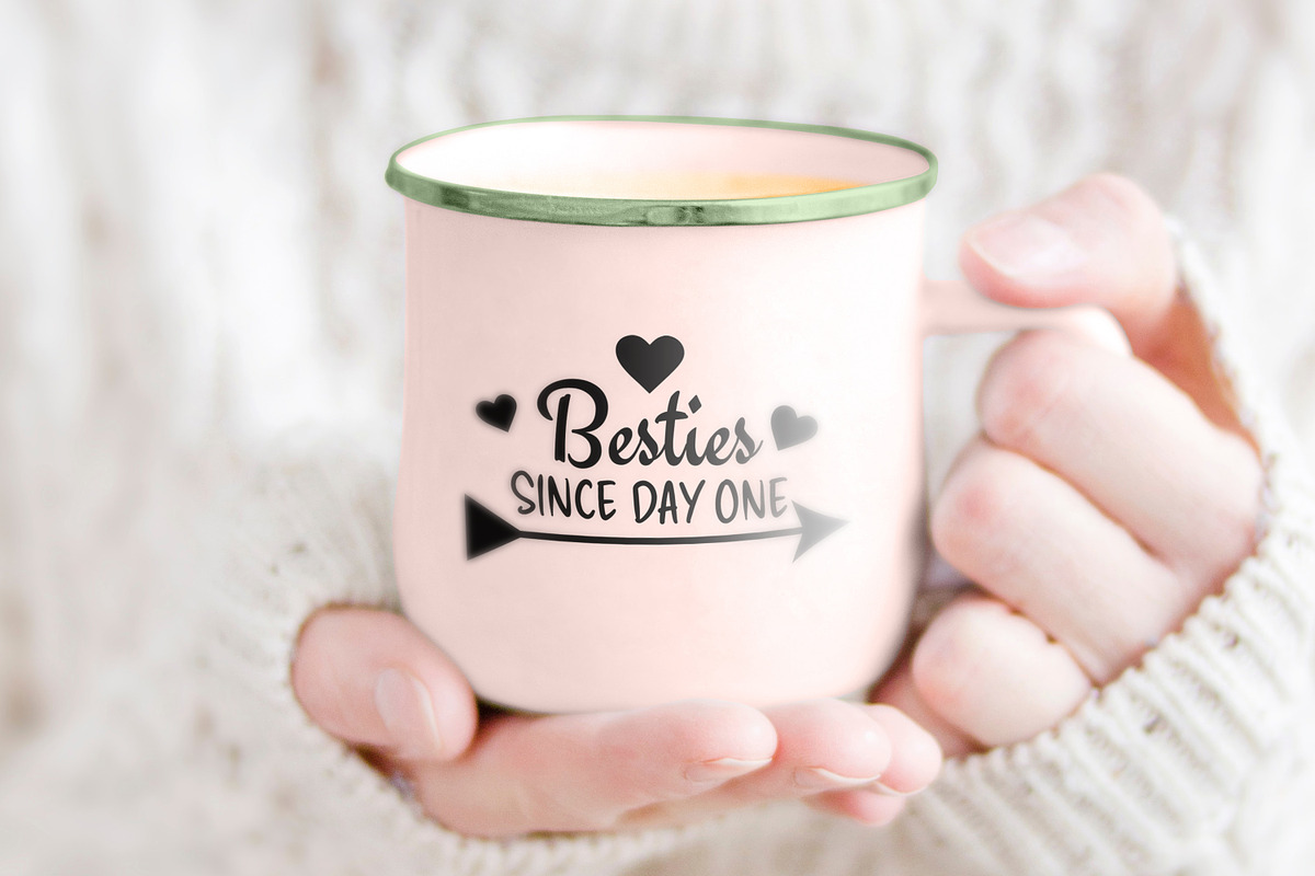 Besties Forever SVG Bundle, a Graphic by M9 Design (Photo 7 of 9)