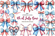 4th of July Bow Sublimation Bundle, an Illustration by CreationArt (Thumbnail 1 of 6)