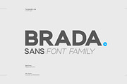 Brada sans - A designers font family, a Sans Serif Font by Twinbrush (Thumbnail 1 of 16)