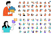 Bundle Flat Concept Illustrations, a Finance Illustration by alexdndz (Thumbnail 3 of 16)