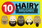 Hairy Photoshop Brushes, a Brushes & More by Compositor's Corner (Thumbnail 1 of 7)