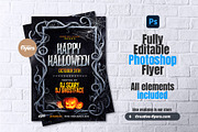 Happy Halloween Poster, a Flyer Template by Rome B Creation (Thumbnail 2 of 2)