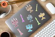 12 Candelabra Halloween Stamp Brush, a Brush Add-On by vectstudio (Thumbnail 4 of 10)