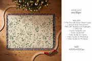 Woven Blanket Flat Lay Mockup, a Household Mockup by EmpaviMockups (Thumbnail 4 of 6)