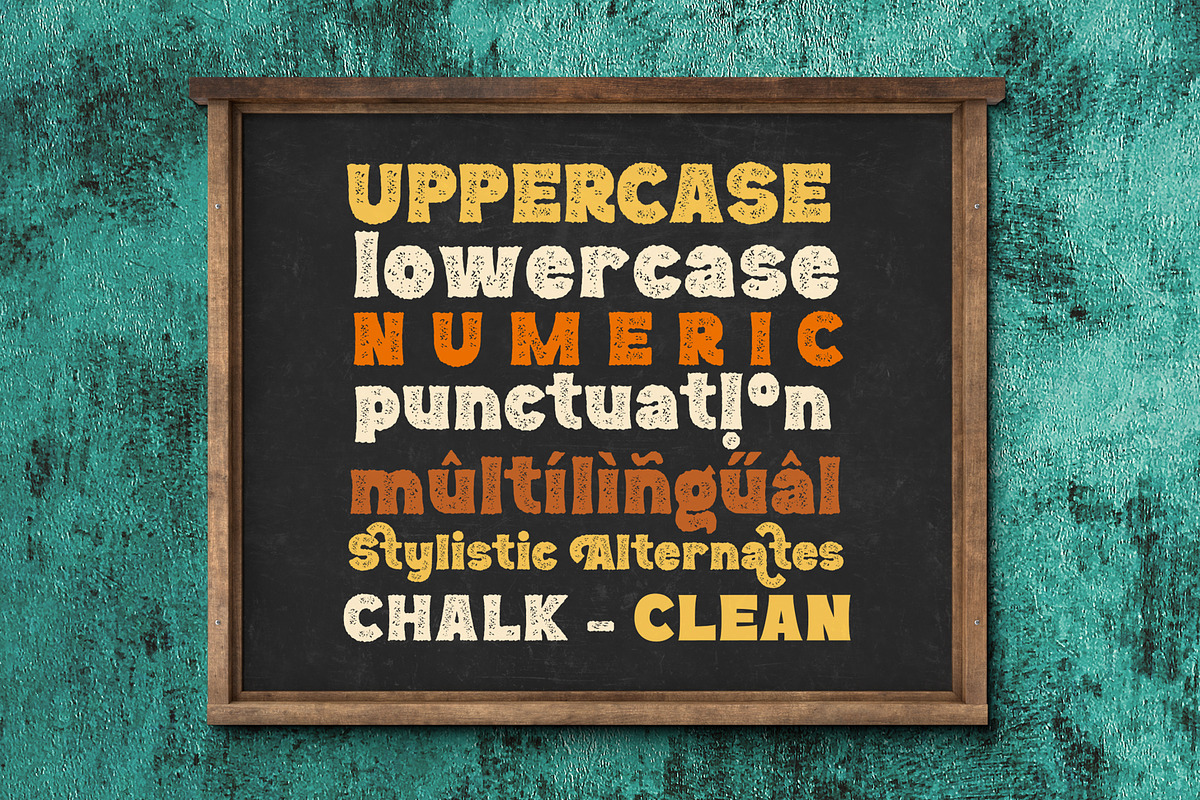 BunChalk - Chalk Display Font Duo, a Handwritten Font by StoricType (Photo 4 of 12)