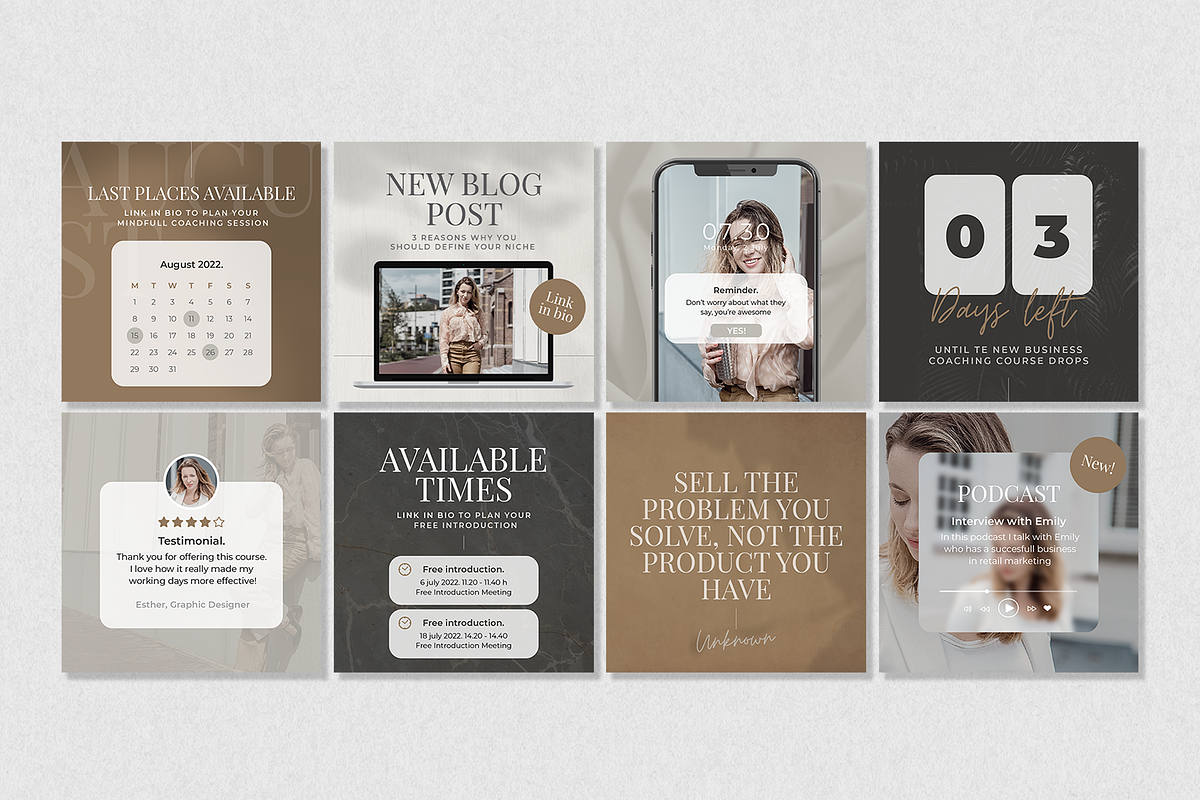 Insta & Facebook animated templates, a Social Media Template by Esther van Helmont (Photo 3 of 5)