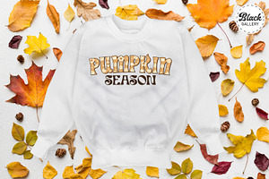 Retro Fall PNG Sublimation