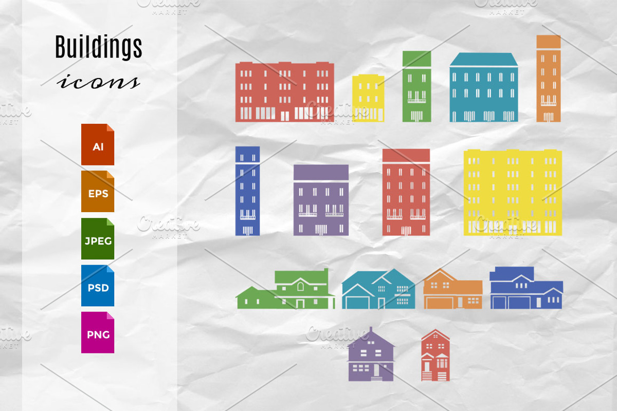 Abstract Buildings, an Illustration by Yulia