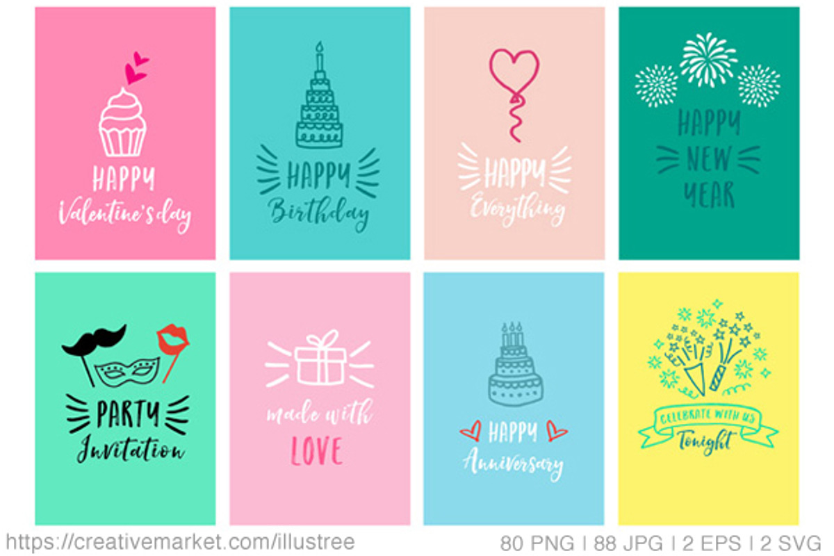Celebration, party, birthday clipart, an Object Graphic by Illustree (Photo 5 of 5)