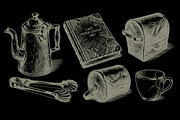 Coffee & Café Culture Vintage, an Object Illustration by Huza Studio (Thumbnail 5 of 10)