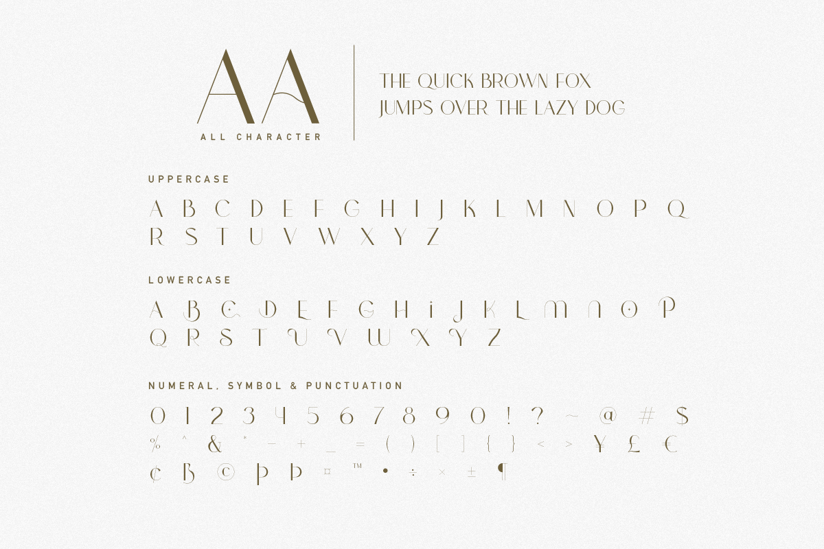 Sherica - Sleek & Classy, a Sans Serif Font by Tammami (Photo 9 of 9)