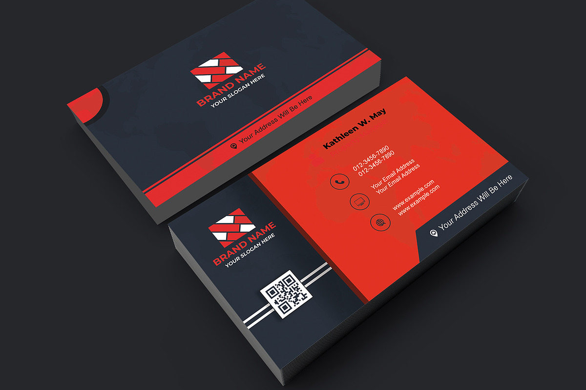 Corporate Business Card PSD, a Business Card Template by Mohammad Sarfaraz (Photo 5 of 7)