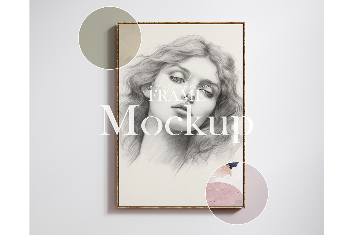 Framed floated canvas mockup, a Household Mockup by Artjafara (Photo 1 of 5)