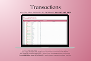Simple Paycheck Budget - Red, a Templates & Theme by The Creative Plans co (Thumbnail 7 of 10)