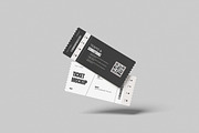 Event Ticket Mockup, a Merchandise Mockup by Gatamotion (Thumbnail 2 of 5)