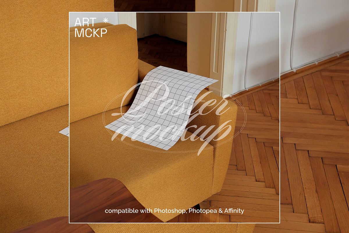 Large Din A art print mockup, a Merchandise Mockup by MCKP*ME (Photo 2 of 3)