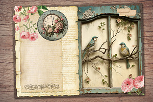 Shabby Chic Scrapbook Kit