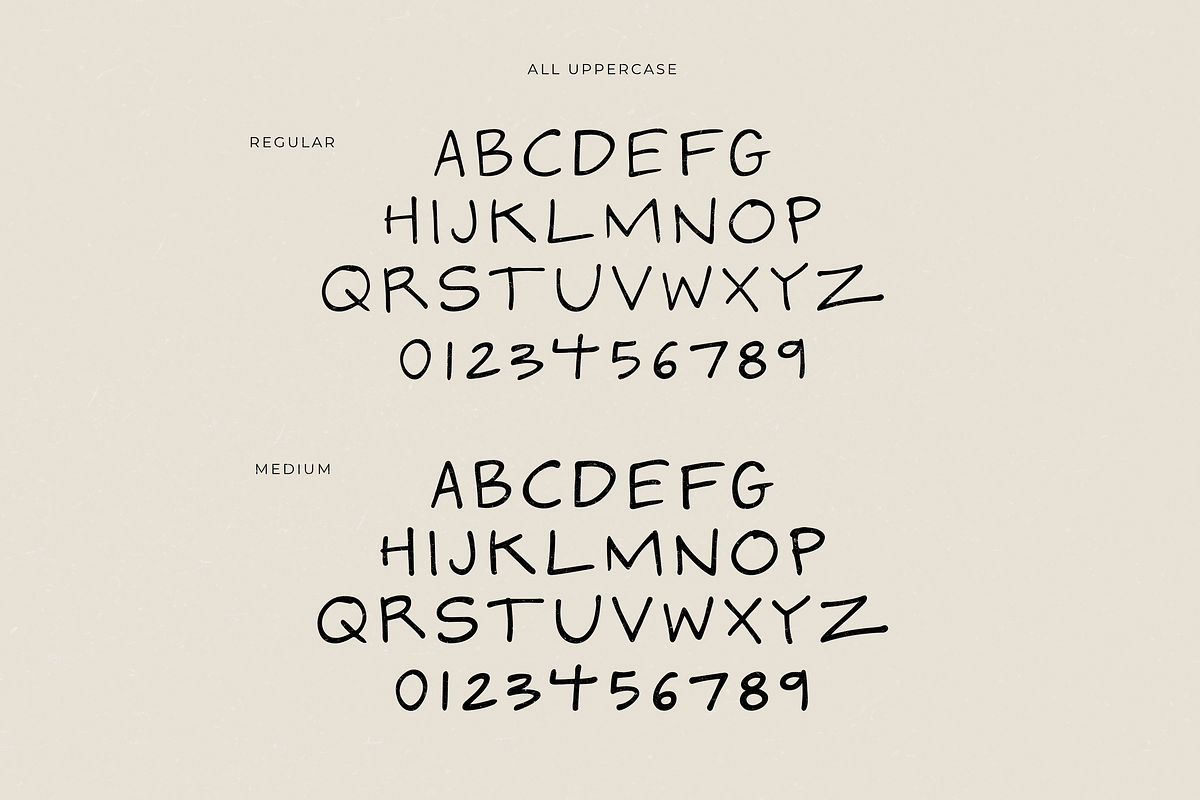 DAMBULEFF Minimal Handwritten Font, a Sans Serif Font by ALunadoki Design (Photo 3 of 6)