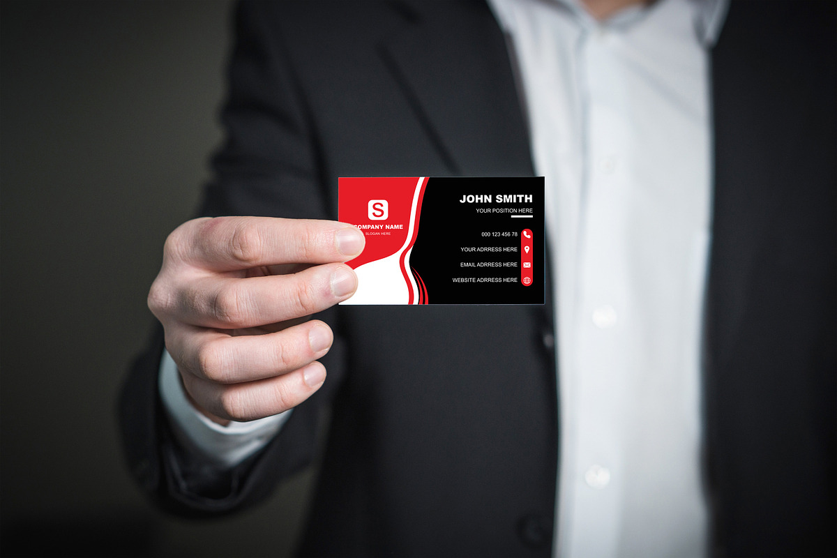 Business card Design, a Business Card Template by Salman Shop (Photo 1 of 2)