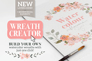 Watercolour Wreath Creator, an Illustration by Lisa Glanz (Thumbnail 1 of 6)