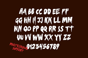 Horier Time - Horror Typeface