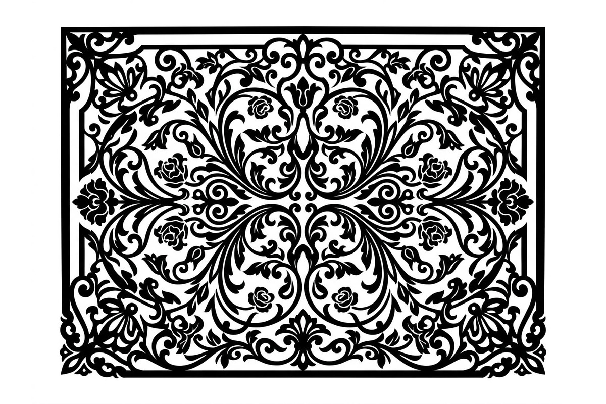 Vintage Floral Filigree Panel, an Object Graphic by Creativeshirt (Photo 3 of 3)