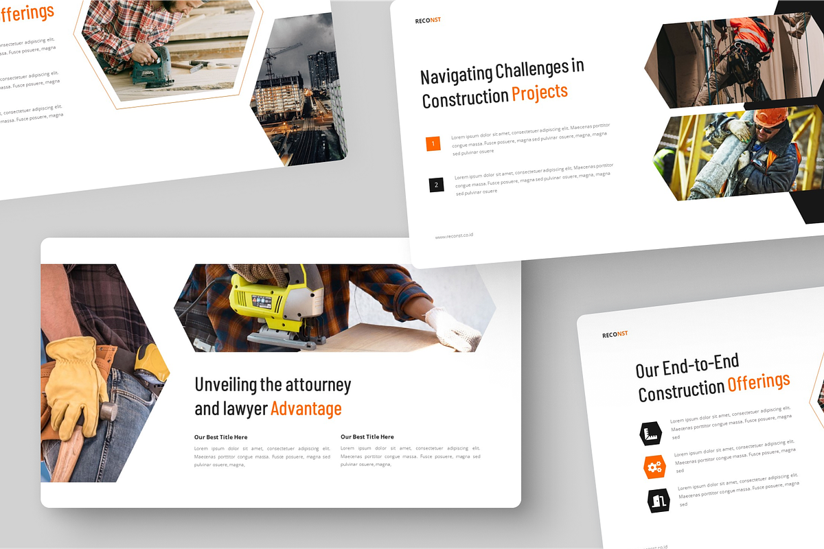 Construction Building Google Slide, a Presentation Template by Annora Studio (Photo 3 of 5)