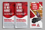 Logistic Tri Fold Brochure, a Brochure Template by MightyDesign (Thumbnail 3 of 7)