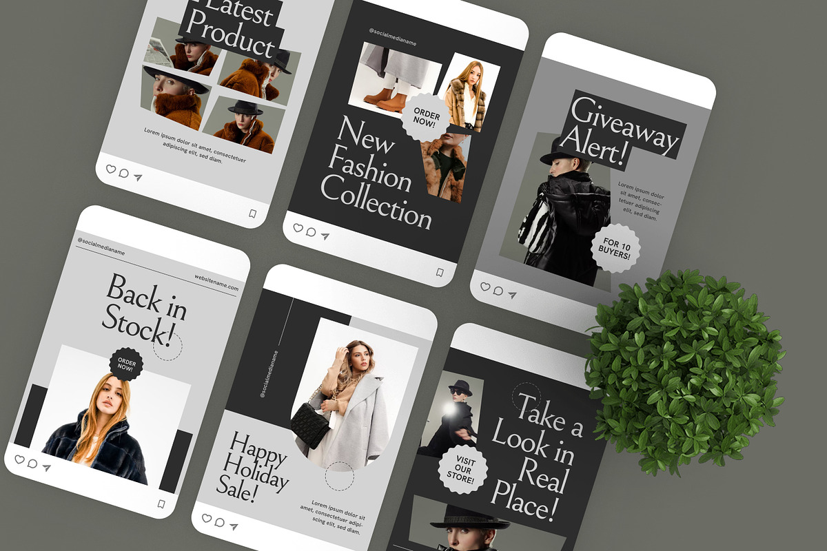 Fashion - Instagram Post, a Resume Template by Izdihaar_Studio (Photo 3 of 3)