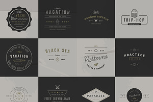 34 Trendy Retro Vintage Insignias