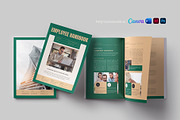 Modern Employee Handbook Template, a Brochure Template by Designsoul14 (Thumbnail 1 of 10)