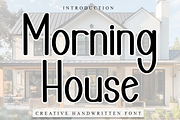 Morning House, a Script Font by FreshTypeINK (Thumbnail 1 of 8)