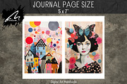 Doodle Junk Journal Pages, Collage, a Decorative Illustration by Digital Art Mahdiseño (Thumbnail 5 of 10)