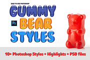 Gummy Bear Styles, a Layer Style Add-On by Brian White Design Goods (Thumbnail 1 of 4)