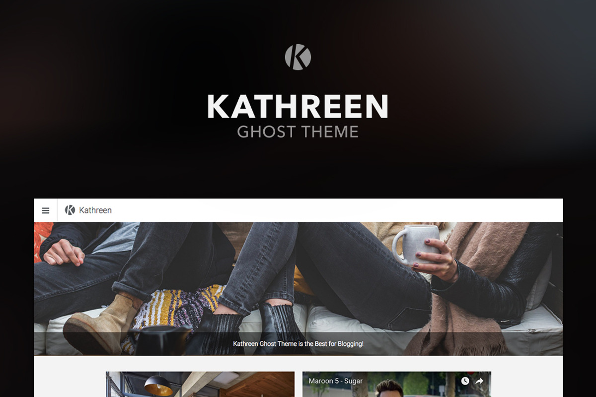 Kathreen Ghost Theme, a Websites & App Template by emagweb (Photo 2 of 2)