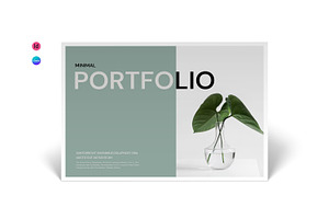 Minimal Portfolio Brochure I Canva